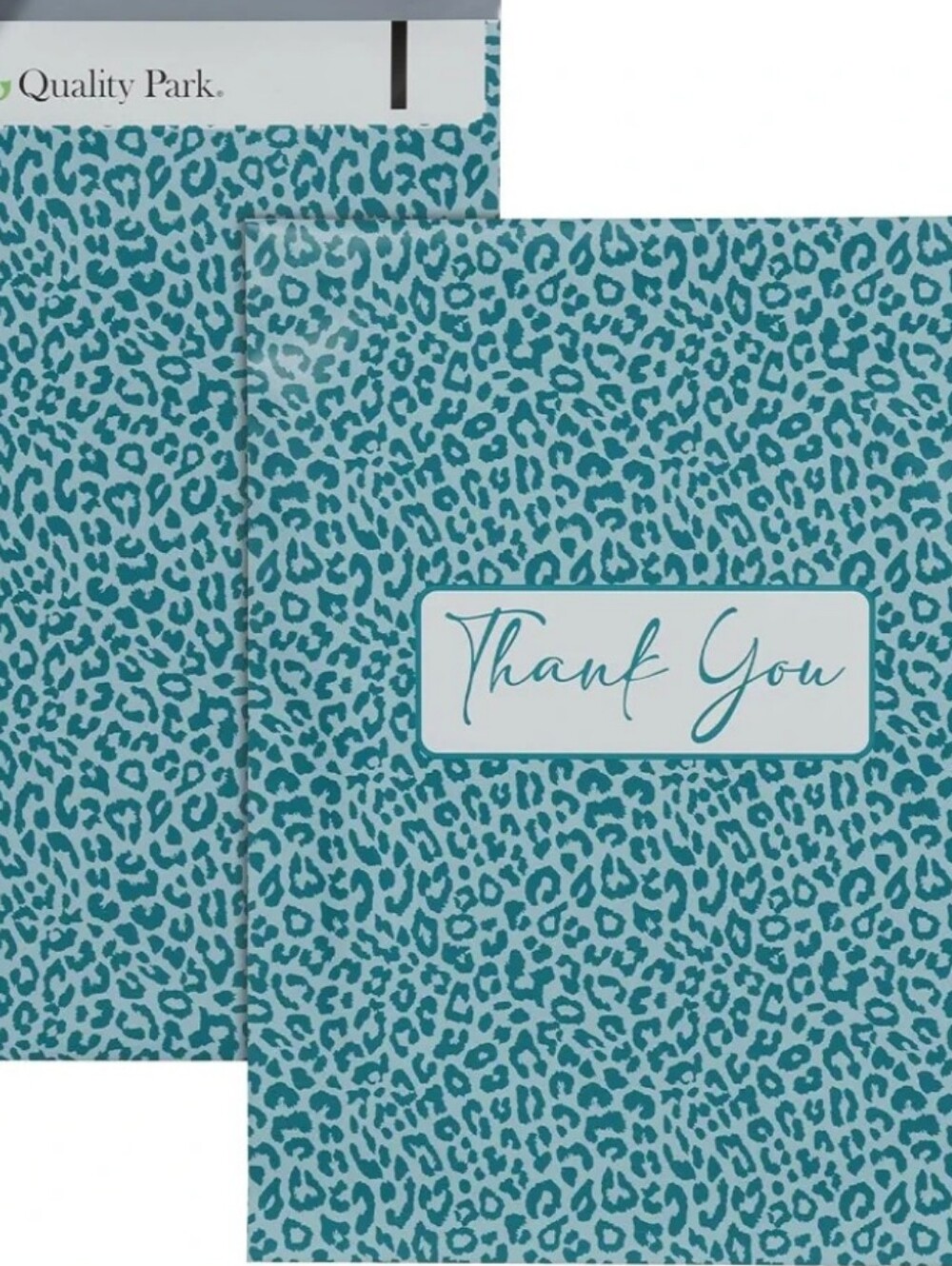 Teal Leopard Print Polymailer Packages